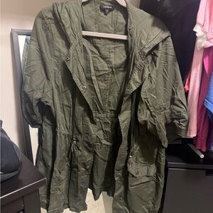 Torrid Olive Green Jacket